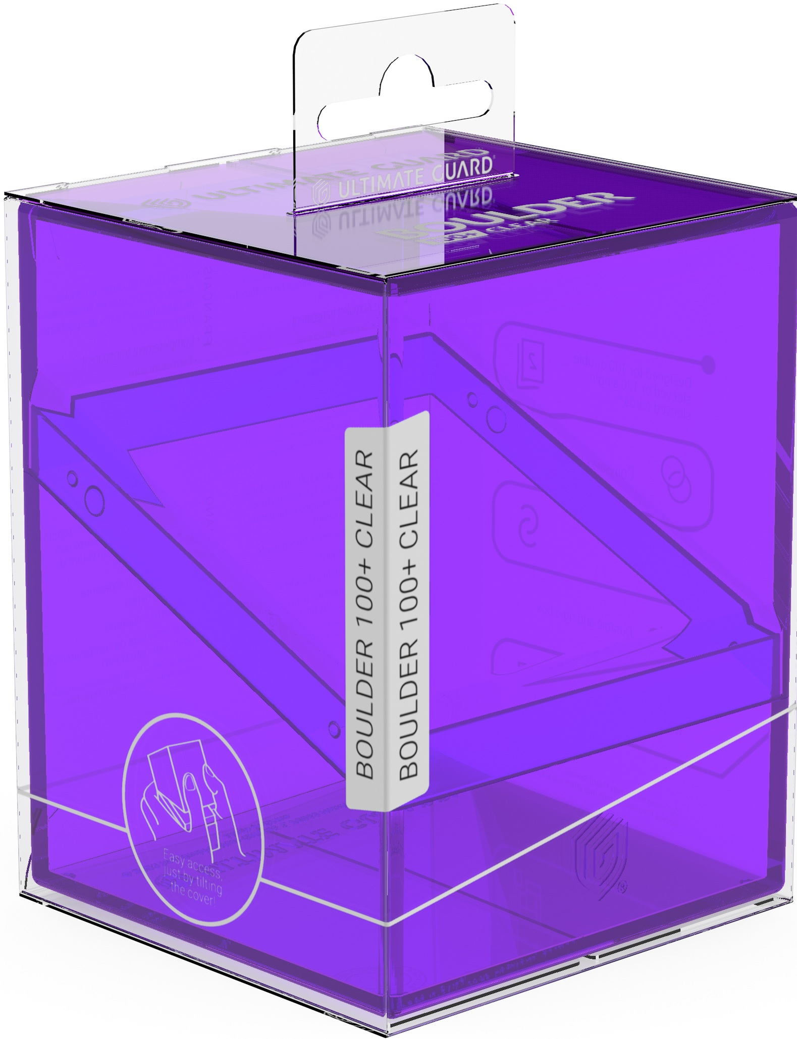 Ultimate Guard Deck Case - Boulder - 100+ Clear Amethyst